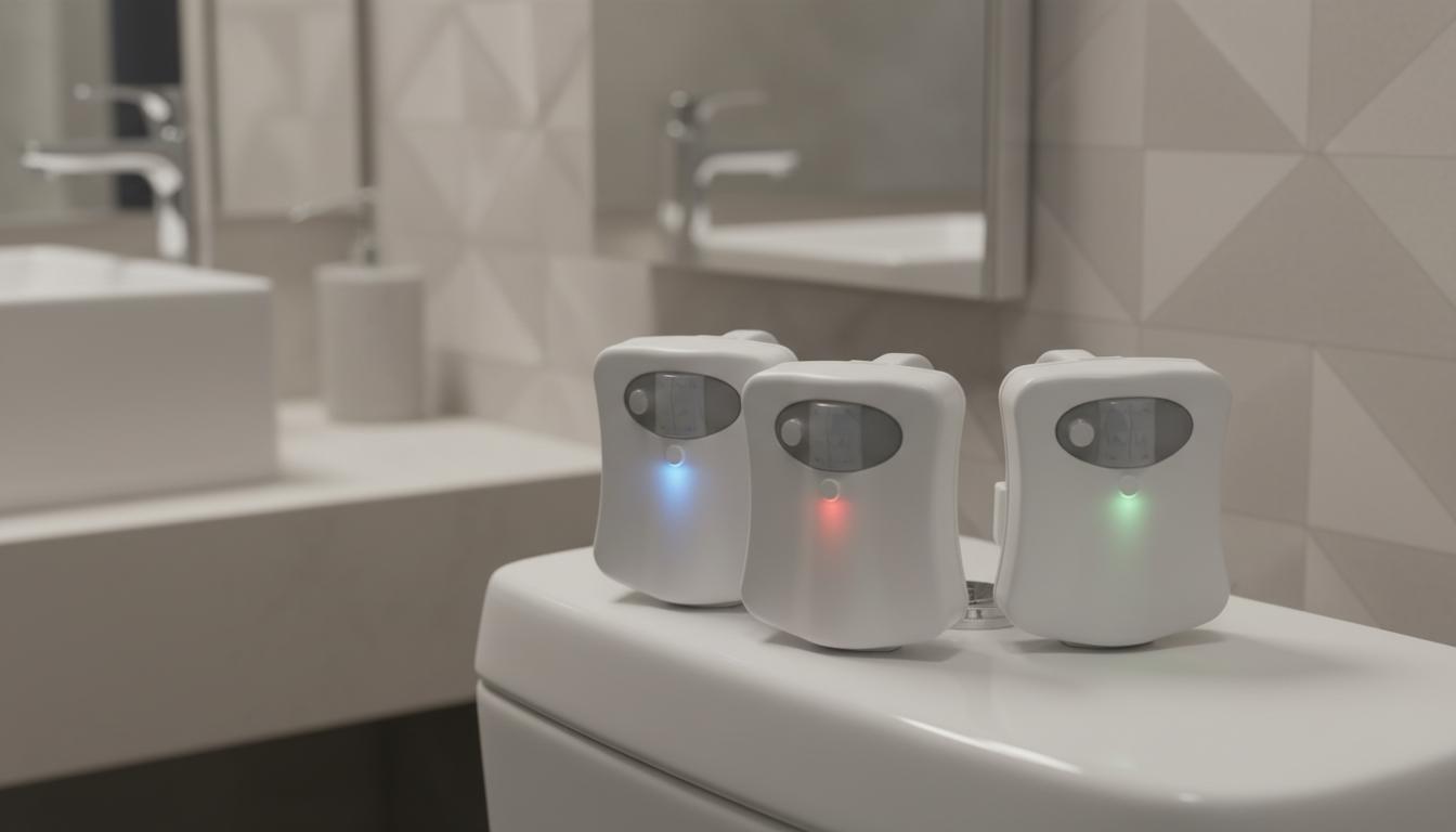 Best Motion-Sensor Night Light for Toilet - Hands-Free Convenience, Colorful Illumination, Easy Installation