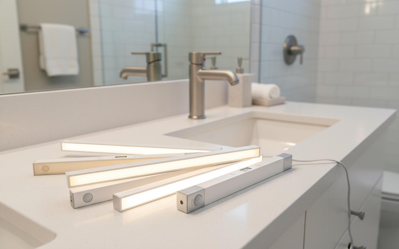 Best Motion-Sensor Under-Cabinet Lighting - Illuminating Closets, Motion-Activated Convenience, Rechargeable LED