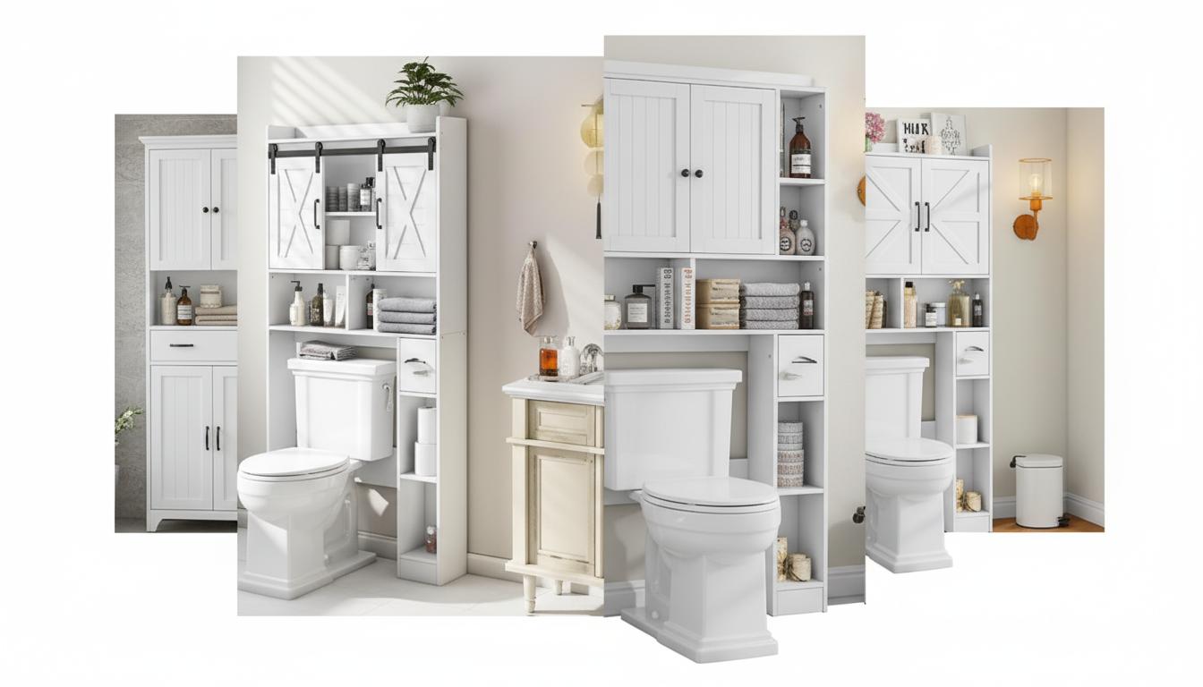 Best Over-the-Toilet Storage Cabinet - Maximizing Bathroom Storage, Space-Saving Design, Stylish Organization
