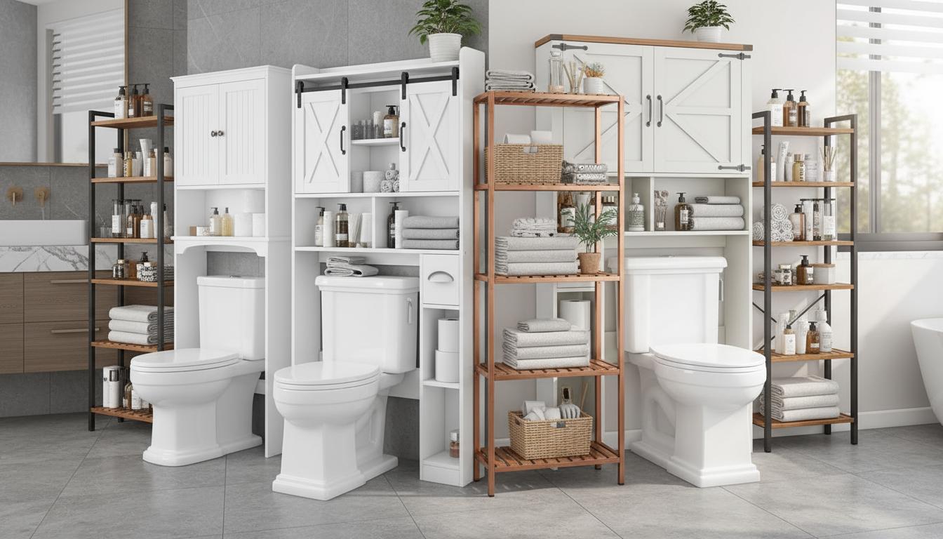 Best Over-the-Toilet Storage Ladder - Space-Saving, Durable, and Easy to Assemble