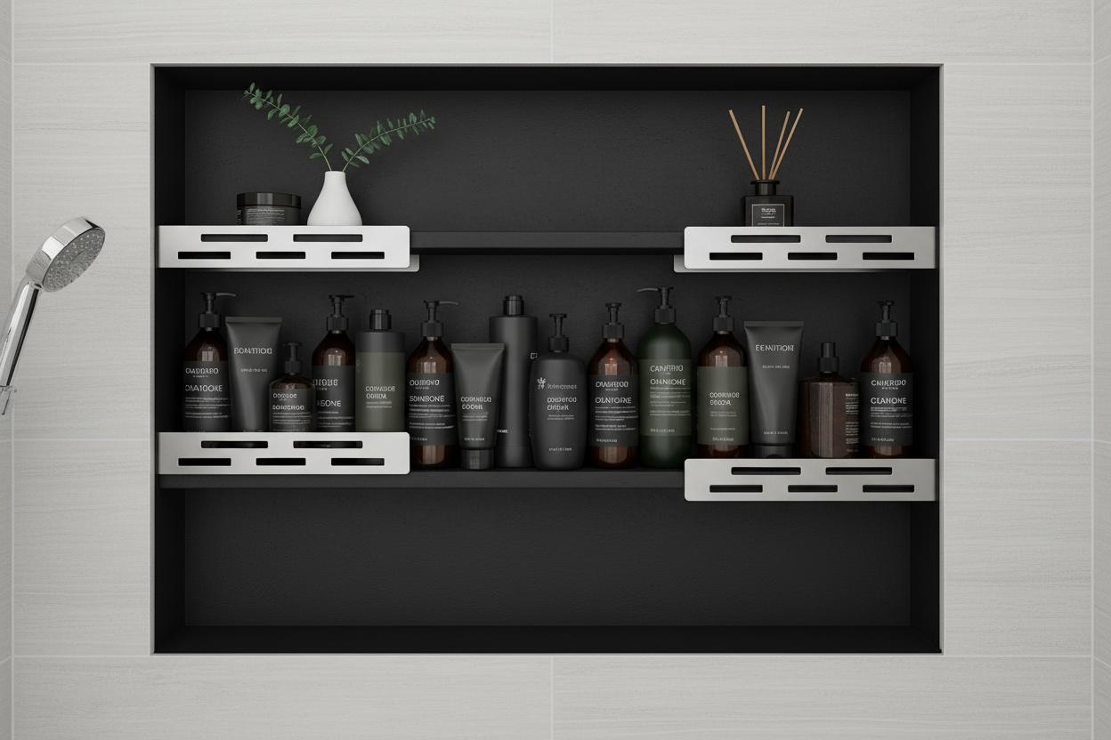 Best Recessed Shampoo Niche Shelf - Durable, Rust-Resistant, Space-Saving