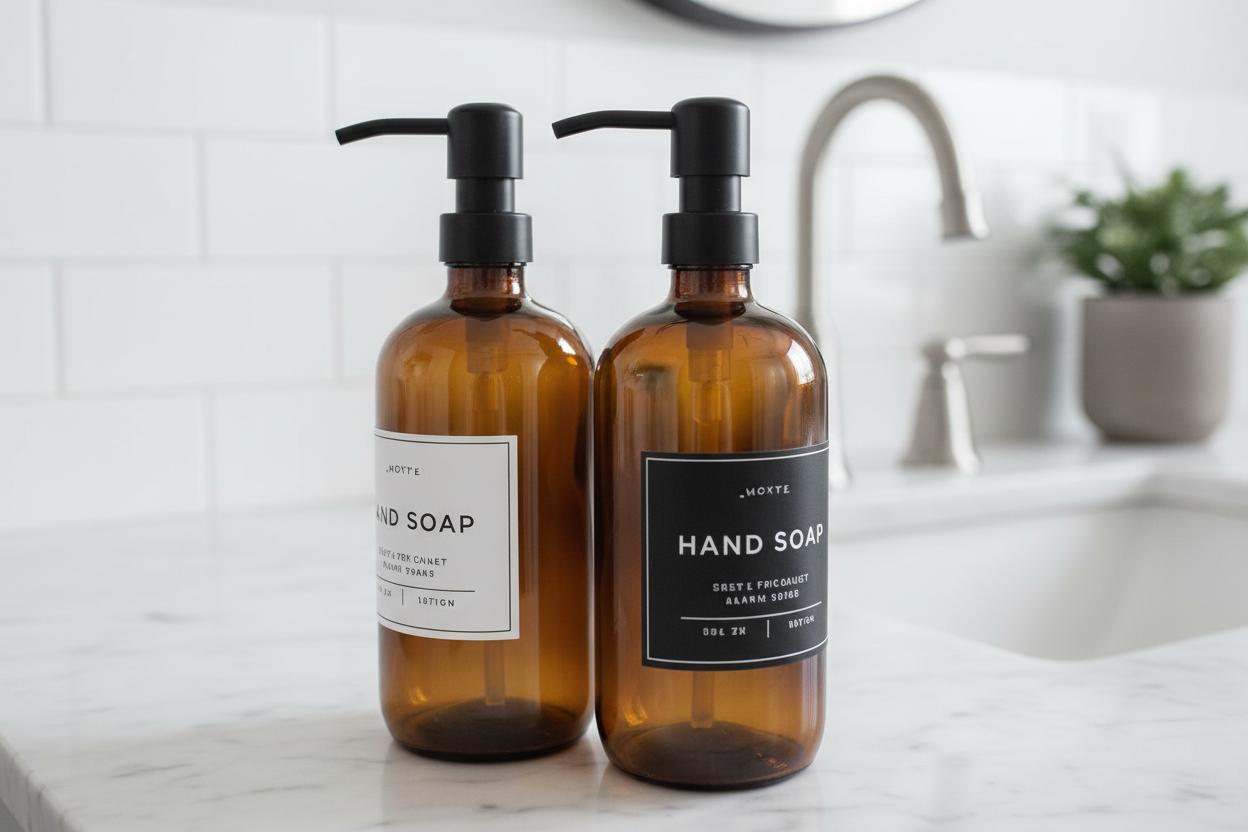 Best Refillable Glass Soap Dispenser - Stylish Design, Durable Material, Easy Refill