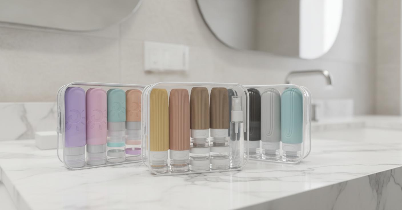 Best Refillable Silicone Travel Bottles Set - TSA-Approved, Leak-Proof, and Durable Toiletry Containers