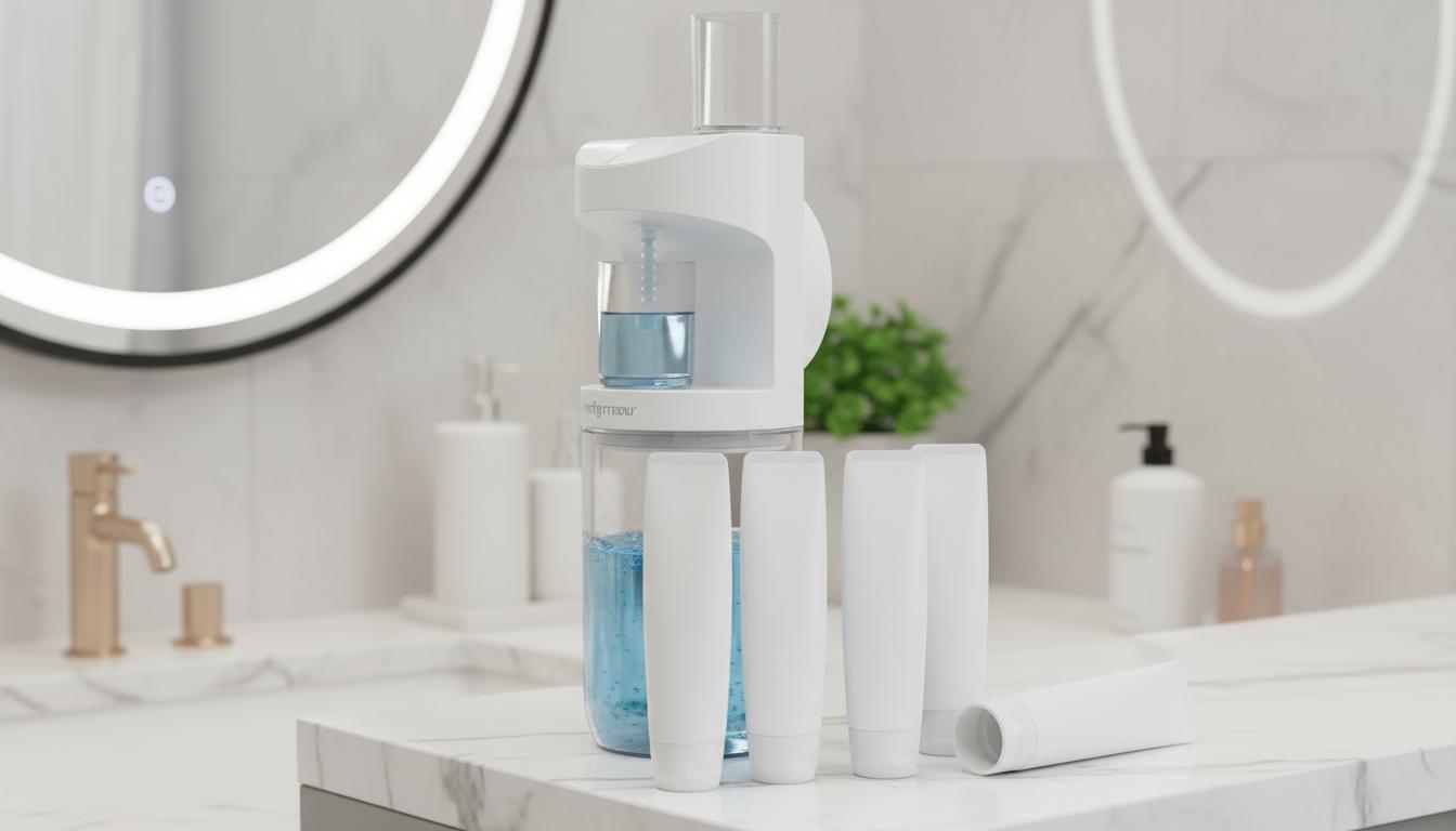 Best Refillable Toothpaste Dispenser - Space-Saving, Easy to Use, and Durable