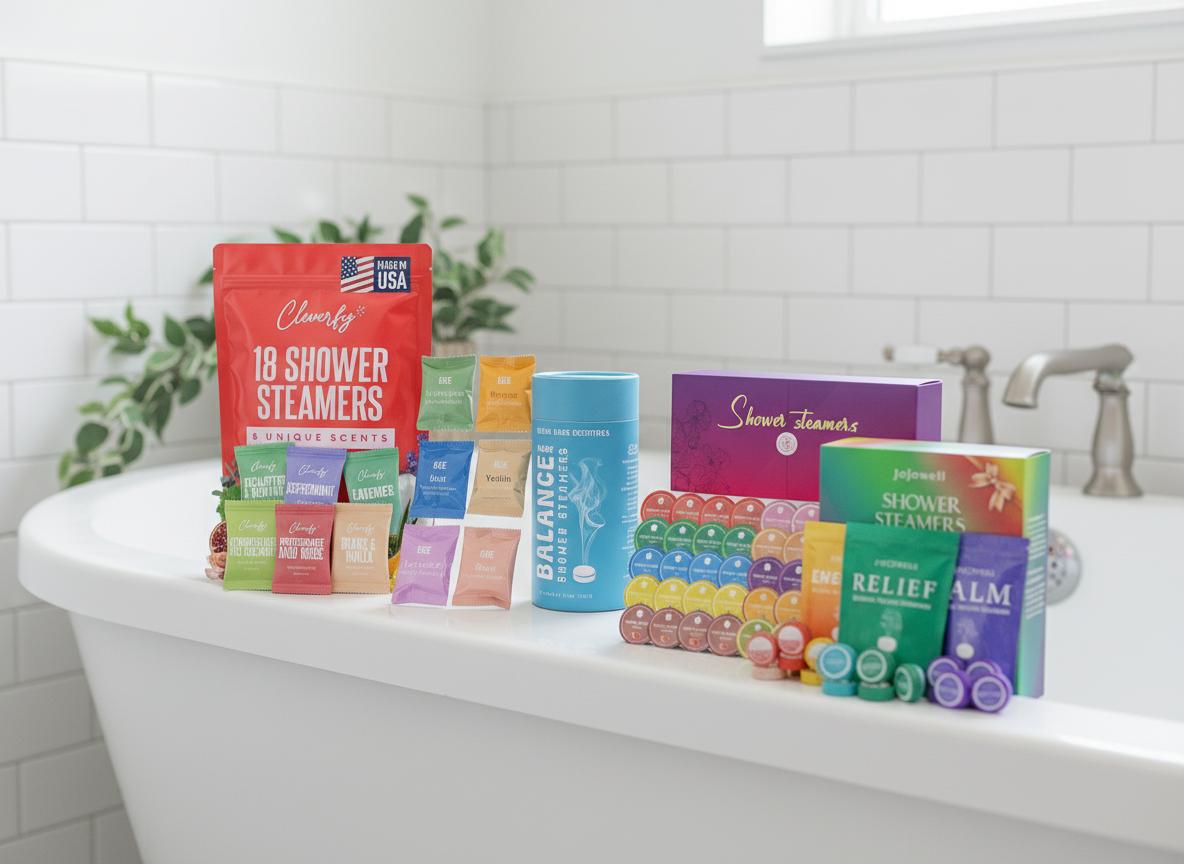 Best Scented Shower Steamers Tablet Set - Aromatherapy Benefits, Stress Relief, and Relaxing Scents