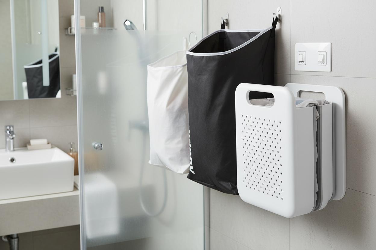 Best Slim Wall-Mounted Laundry Hamper - Space-Saving Design, Durable Materials and Easy Installation