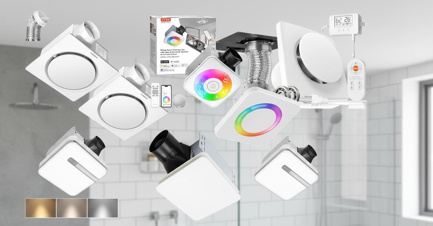 Best Smart Humidity-Sensing Exhaust Fan - Efficient, Quiet, and Energy-Saving