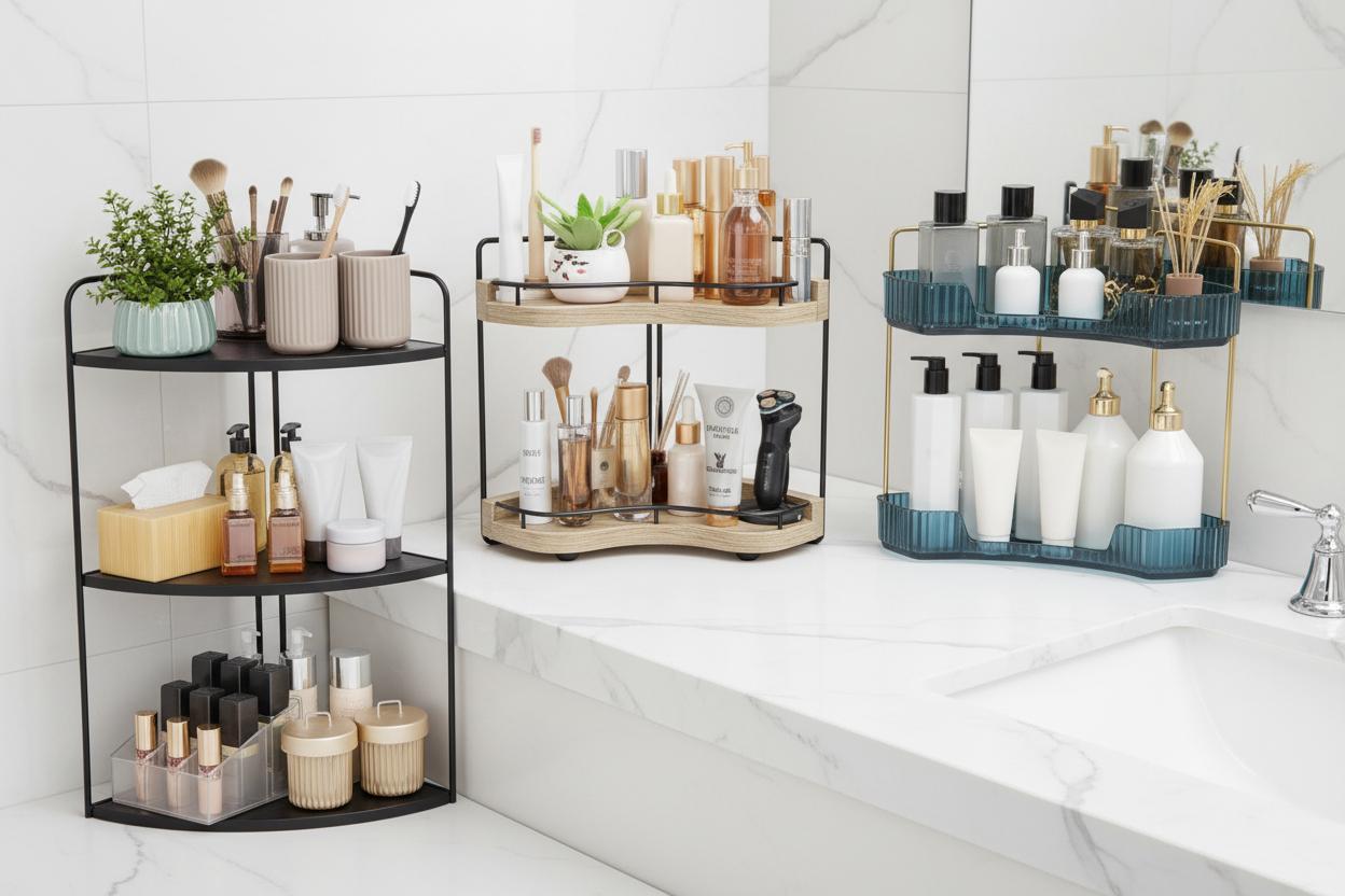 Best Space-Saving Corner Vanity - Efficient Organization, Compact Design, and Stylish Storage