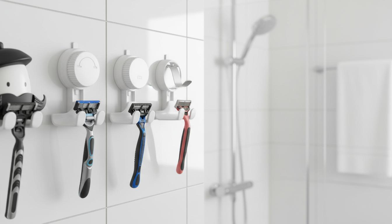 Best Suction-Cup Razor Holder - Stylish Design, Easy Installation, and Space-Saving Convenience