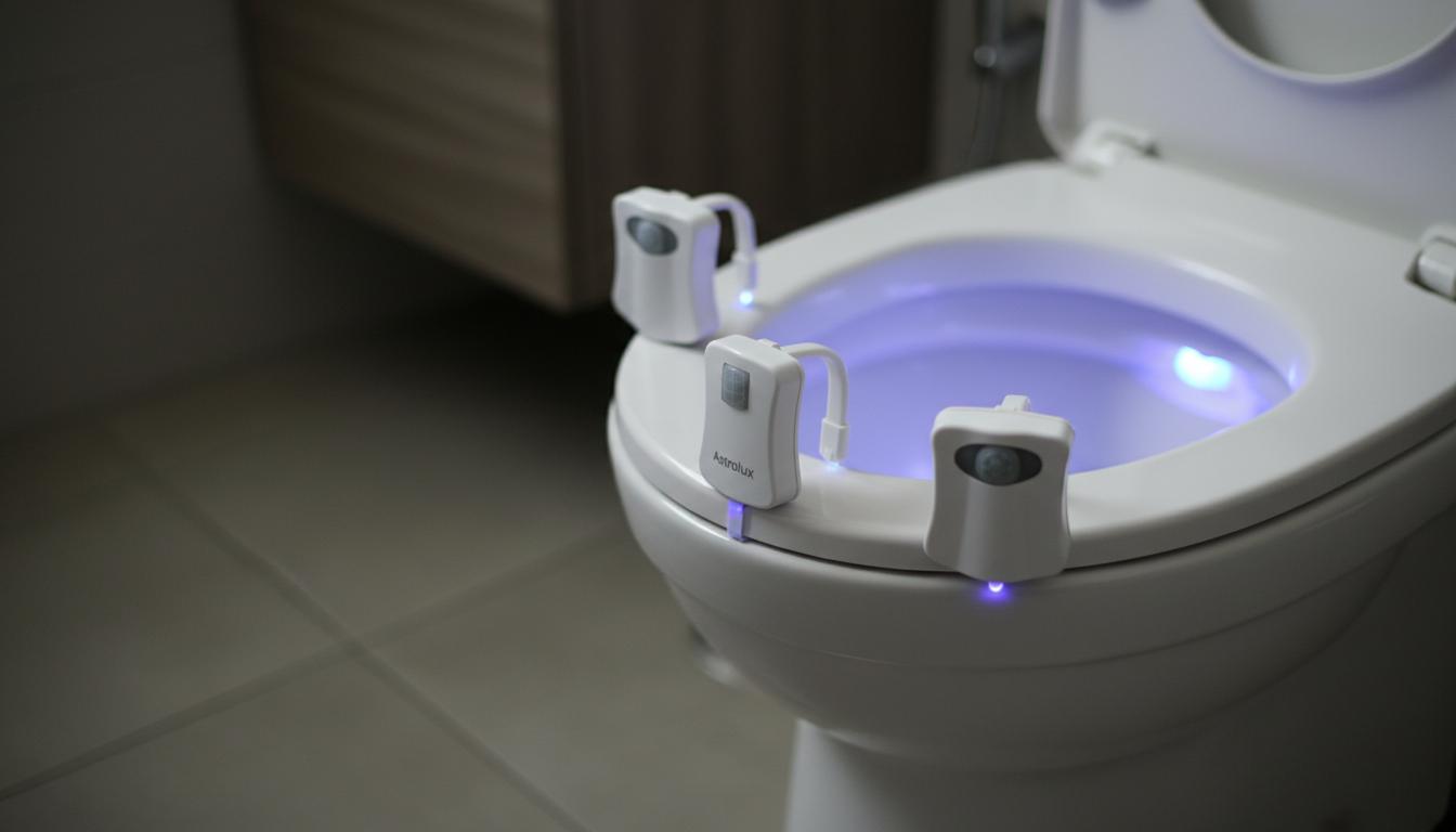 Best Toilet Bowl Night Light - Child-Friendly, Safe Motion Sensor, Color Changing