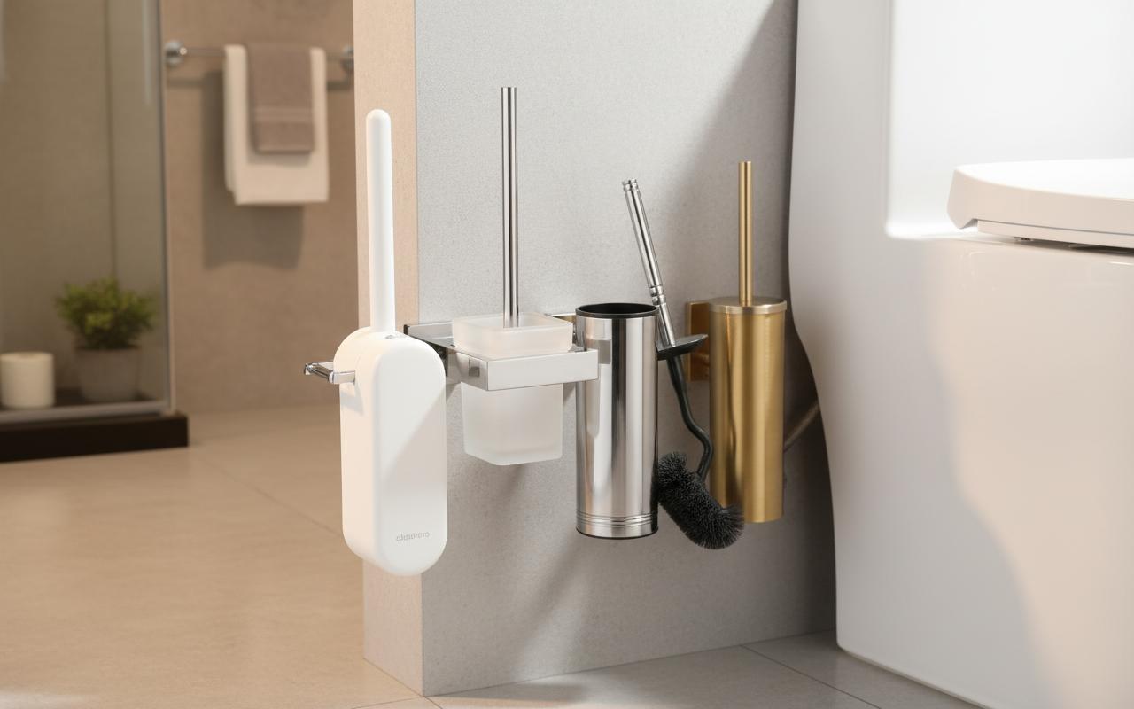 Best Wall-Mounted Toilet Brush Holder - Stylish Design, Hygienic Storage, and Space-Saving Convenience
