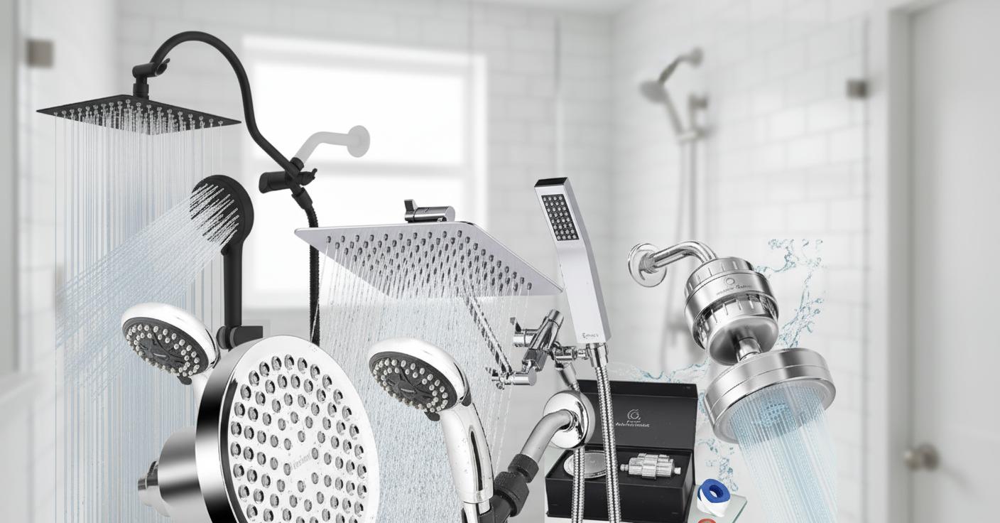 Best Water-saving Shower Head - Versatile High-Pressure Rainfall, Handheld Flexibility, and Efficient Water Use