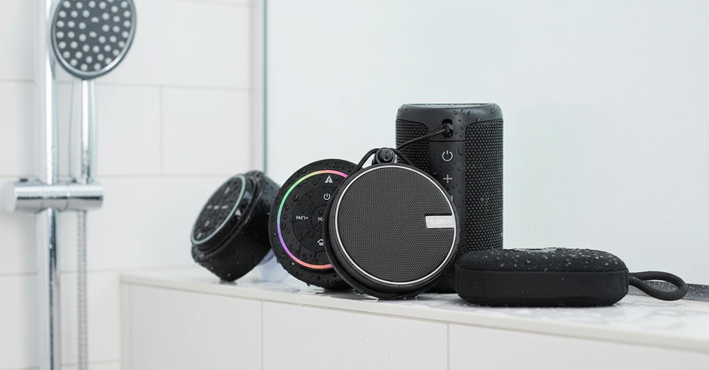 Best Waterproof Bluetooth Shower Speaker - Portable Design, Superior Sound Quality, Outdoor and Pool Ready