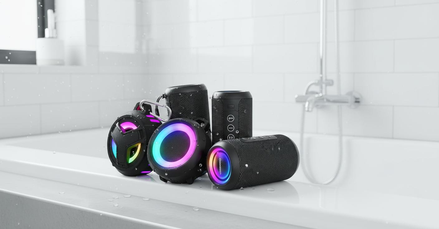 Best Waterproof LED Speaker - Powerful Sound, Crystal-Clear Audio, and Durable Outdoor Design