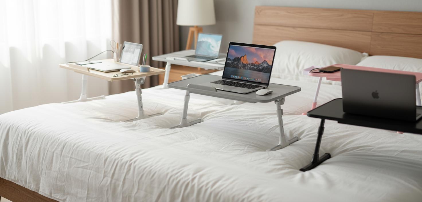 Best Adjustable Bed Tray - Portable Design, Ergonomic Comfort and Versatile Use