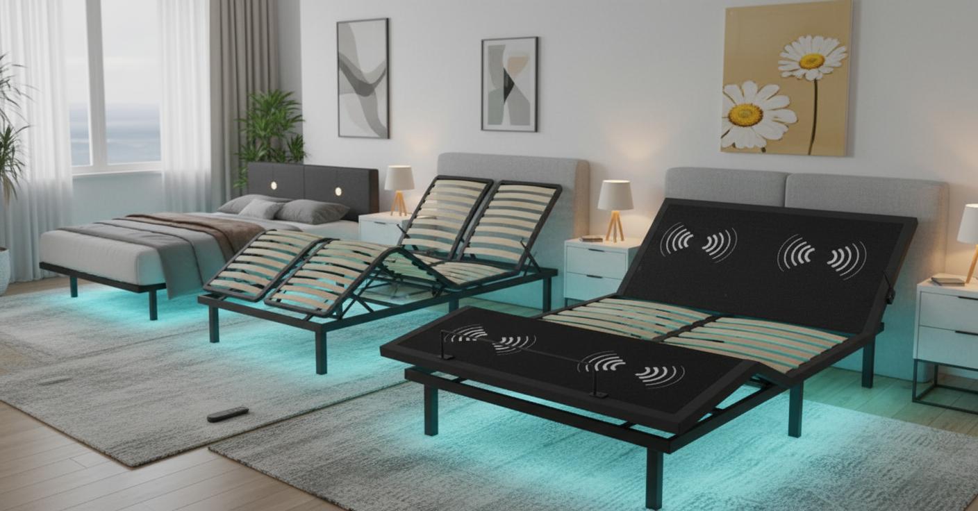 Best Adjustable LED Bed Frame - Customizable Comfort, Enhanced Relaxation, and Modern LED Lighting