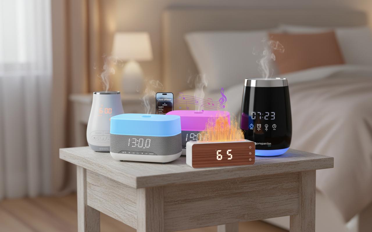 Best Aromatherapy Diffuser Clock - Customizable Aromas, Soothing Lights, and Relaxing Atmosphere