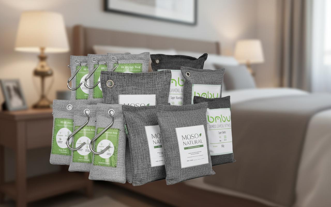 Best Bamboo Charcoal Dehumidifier Bags - Natural Odor Elimination, Moisture Absorption, and Eco-Friendly Use