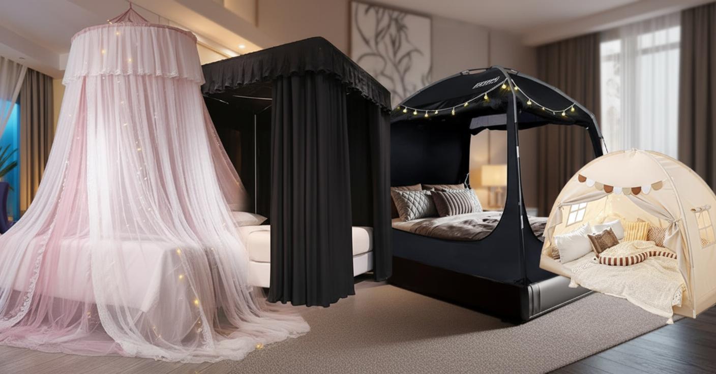 Best Bed Tent Canopy - Dreamy Princess Design, Mosquito Protection, Cozy Comfort