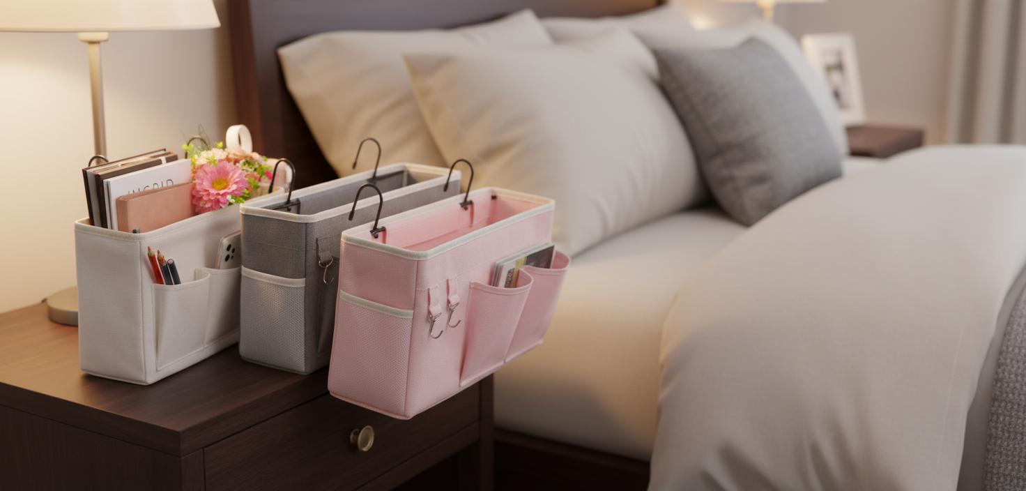 Best Bedside Caddy Organizer - Organized Storage, Easy Access, Secure Straps