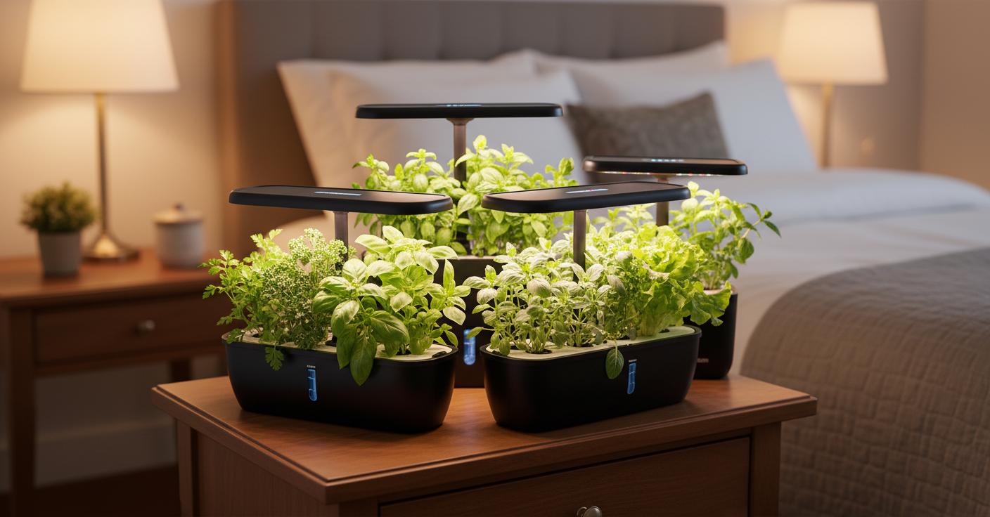 Best Bedside Herb Garden Kit - Compact Design, Easy Maintenance, and Fresh Indoor Harvest