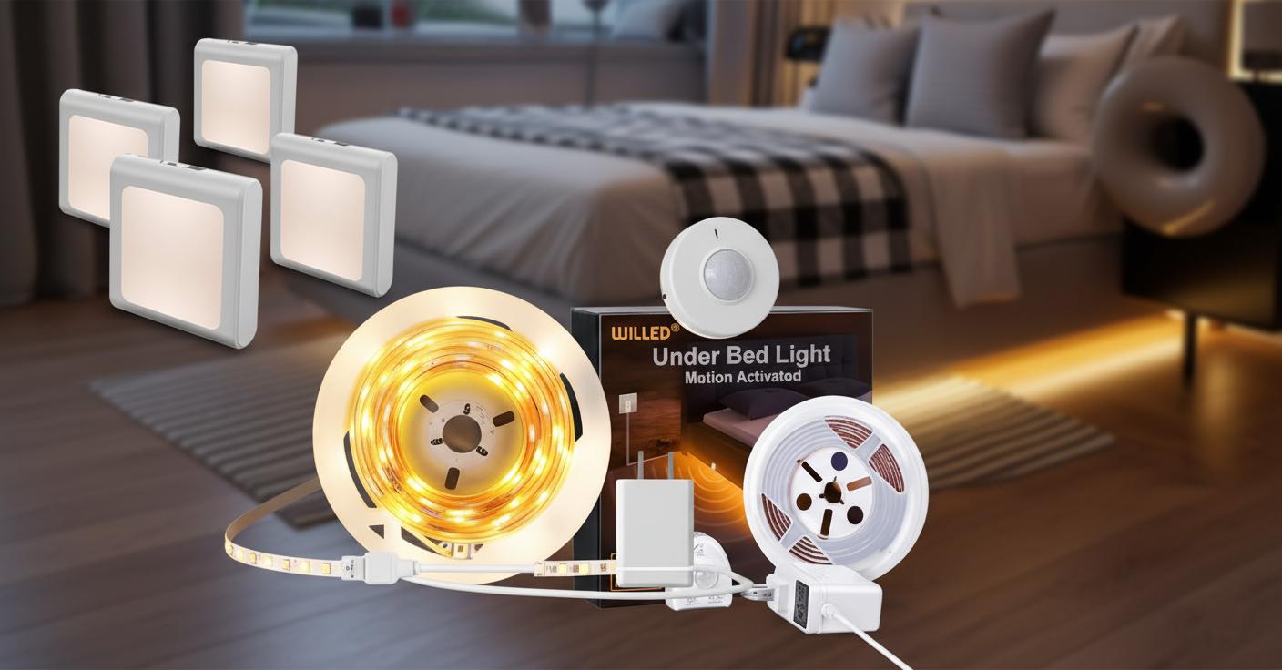 Best Built-in Under-Bed Nightlights - Easy Nighttime Illumination, Automatic Dusk-to-Dawn Sensing, and Energy Efficient