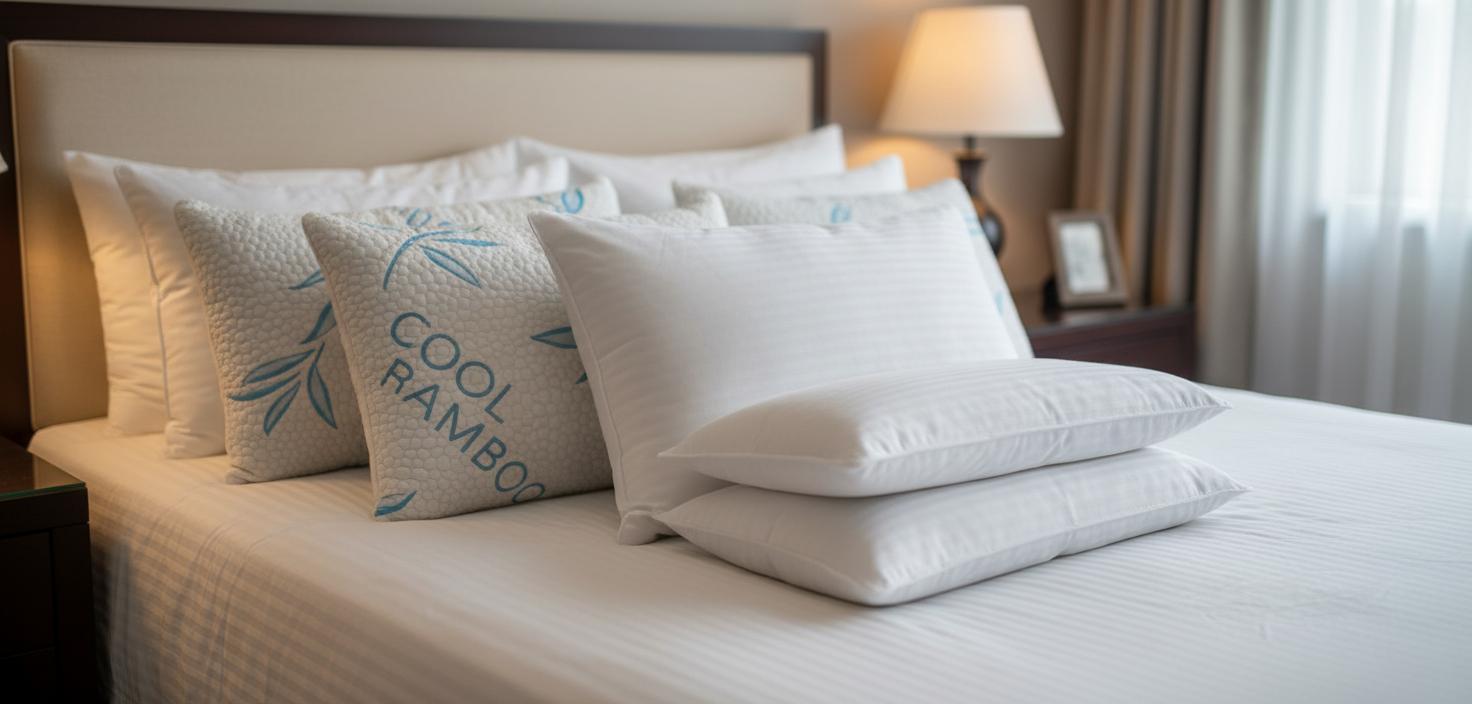 Best Cooling Gel Pillow - Breathable, Pressure-Relieving, Spine-Aligned Comfort