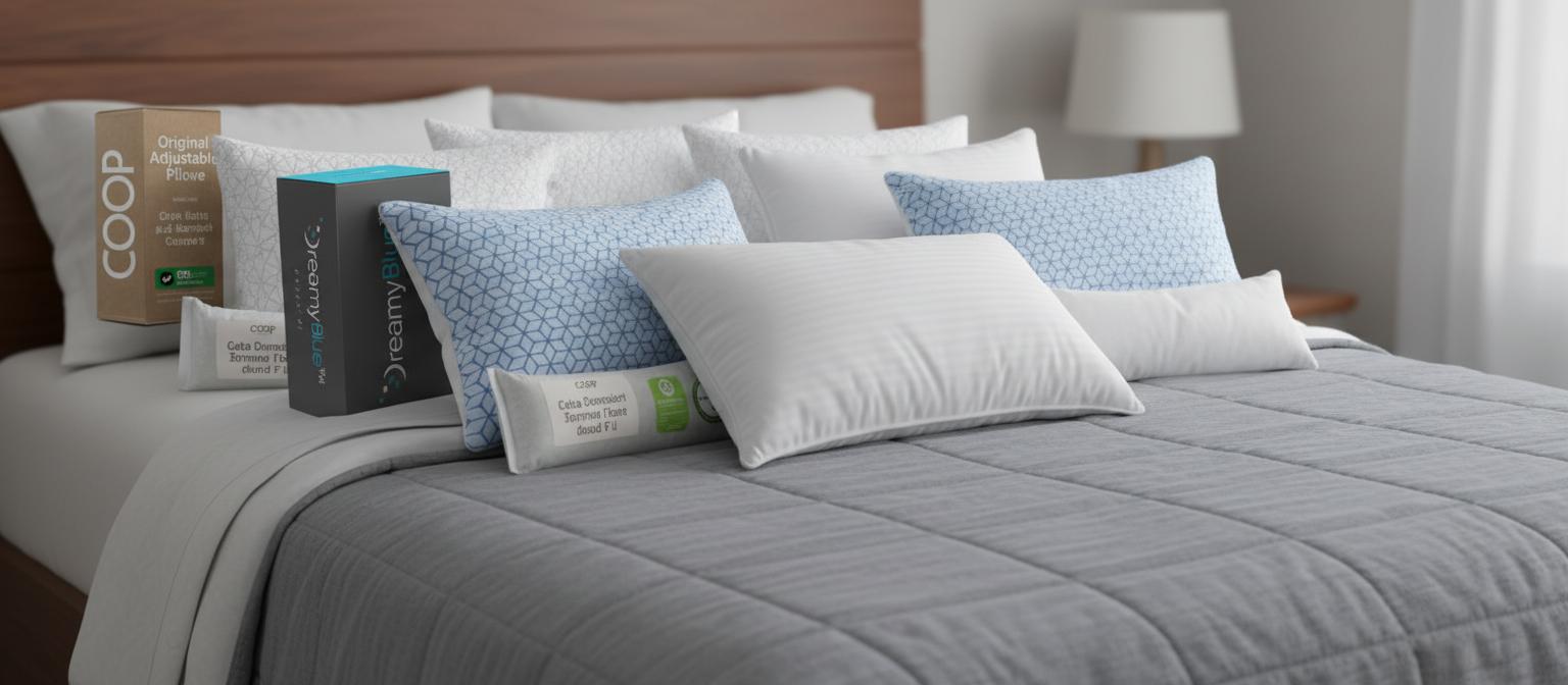 Best Cooling Pillow - Customizable Medium-Firm Support, Ideal for Multiple Sleeping Positions, Enhanced Breathability