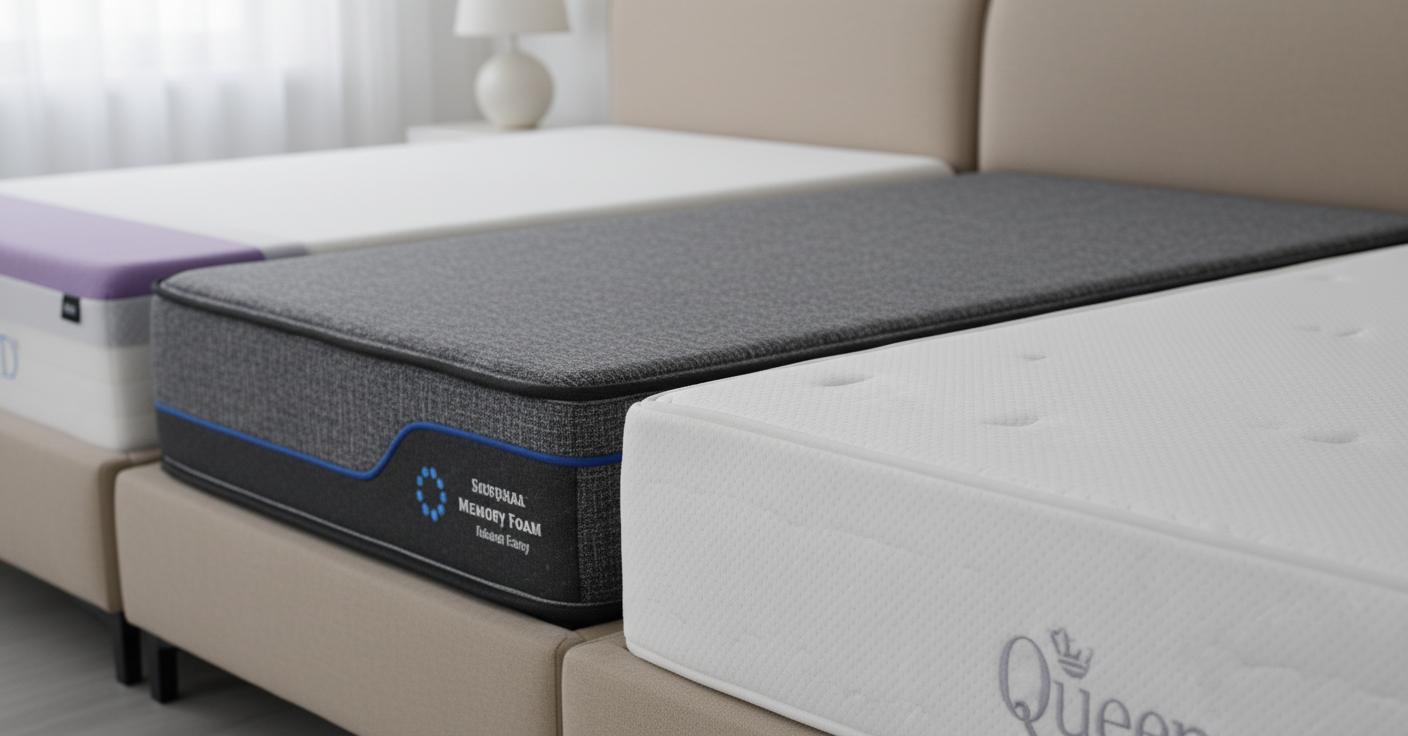 Best Essential Oil-Infused Memory Foam Mattress - Pressure Relief, Enhanced Comfort, and Breathable Lavender Scent