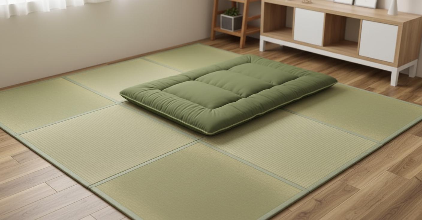 Best Flat-pack Japanese Tatami Bed - Authentic Japanese Comfort, Natural Tatami Experience, Easy Assembly