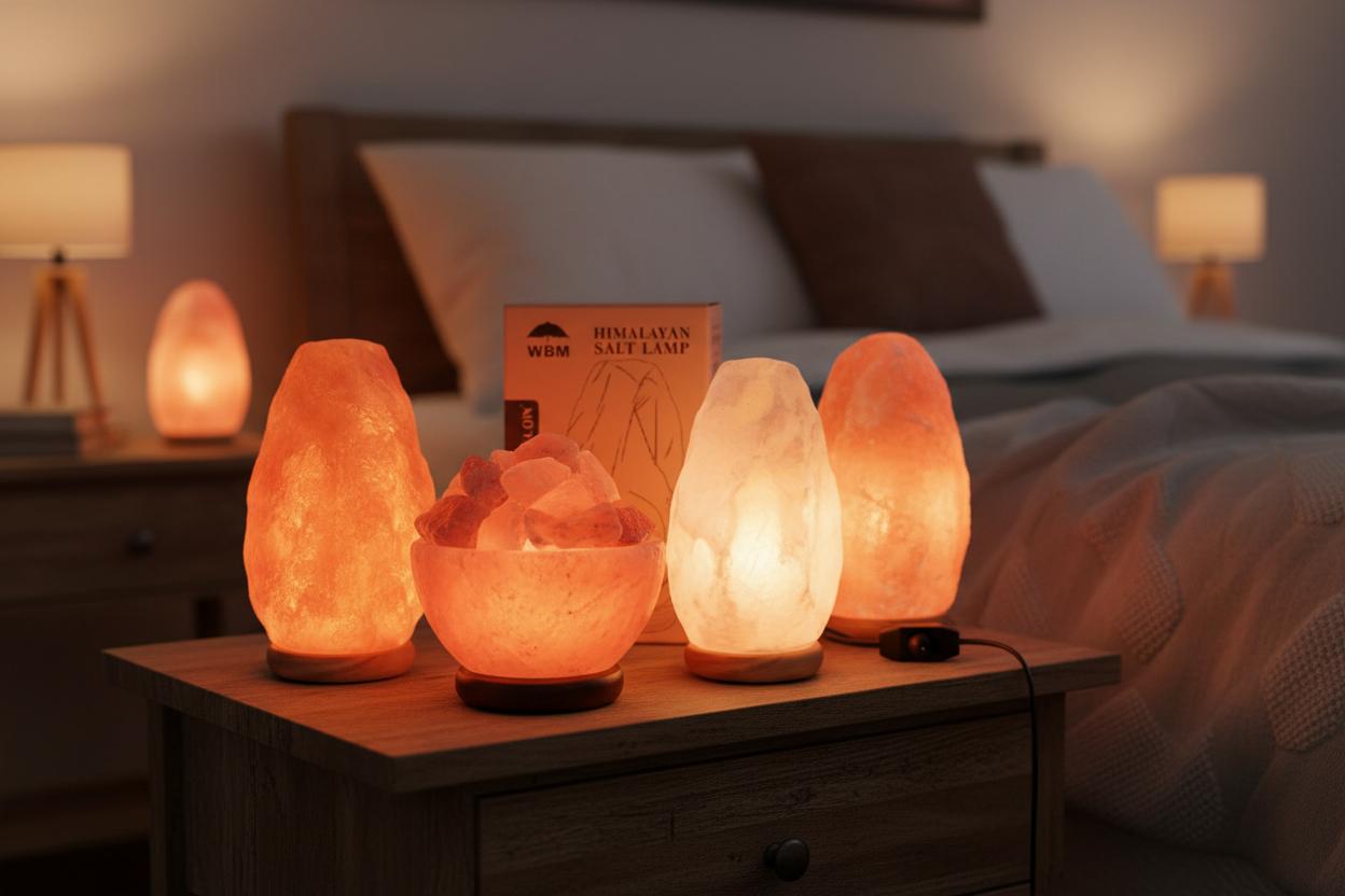 Best Himalayan Salt Lamp - Soothing Ambiance, Adjustable Warm Light, Natural Decor