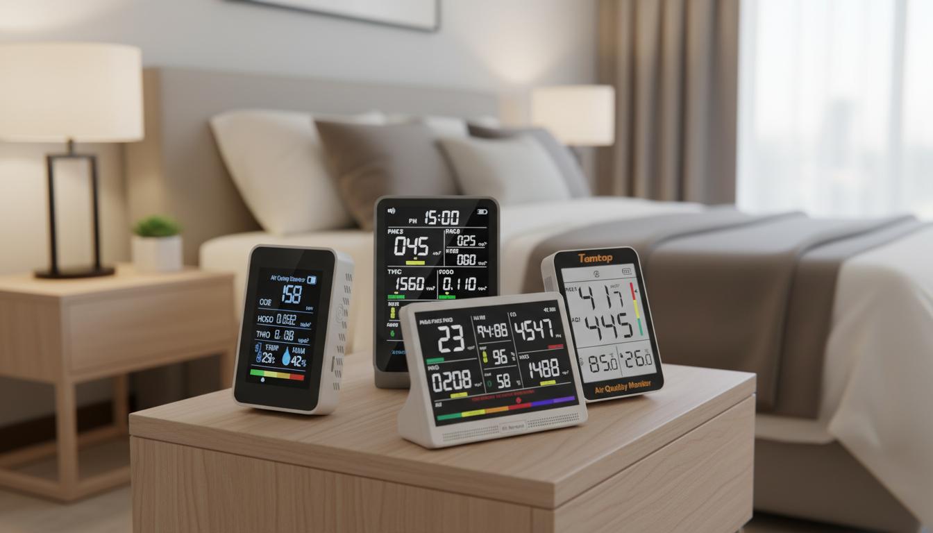 Best Humidity & Air Quality Monitor - Real-Time Tracking, Instant Alerts, and Accurate Indoor Readings