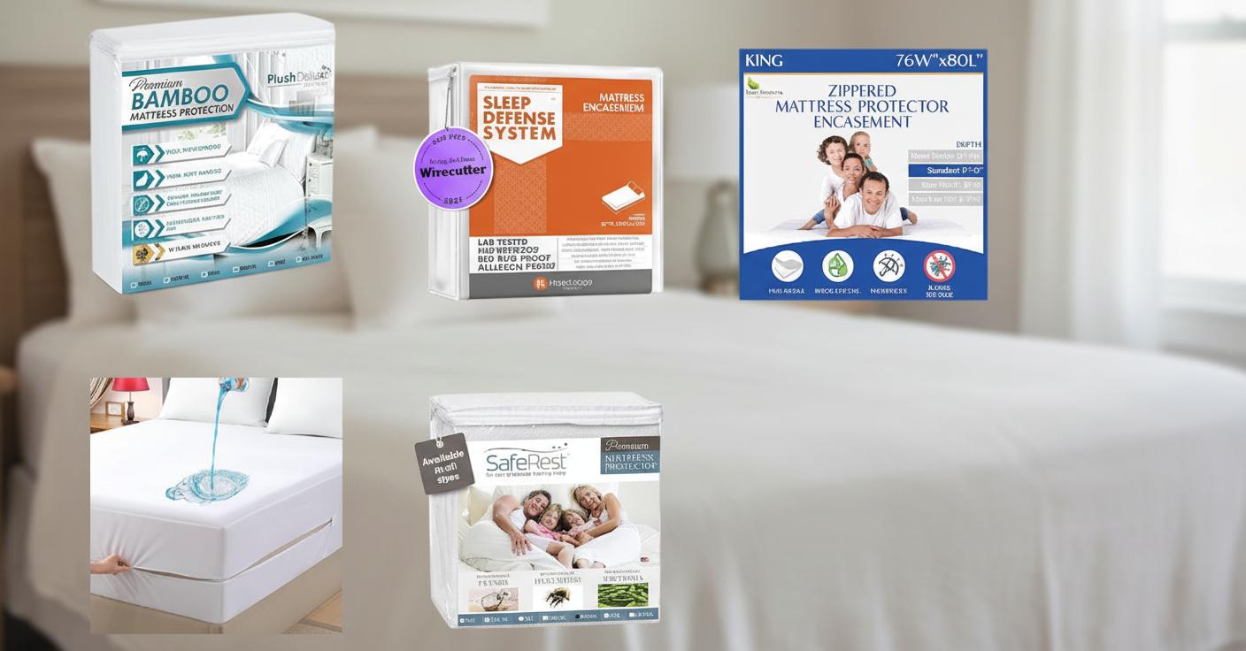 Best Hypoallergenic Encased Mattress Protector - Ultra-Soft, Breathable, and Waterproof Mattress Protection