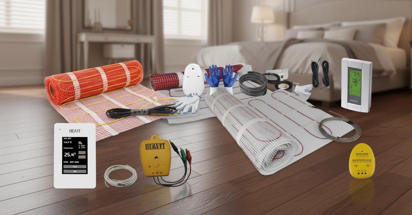 Best In-floor Radiant Heating Mat - Easy Installation, Efficient Heating, and Durable Design