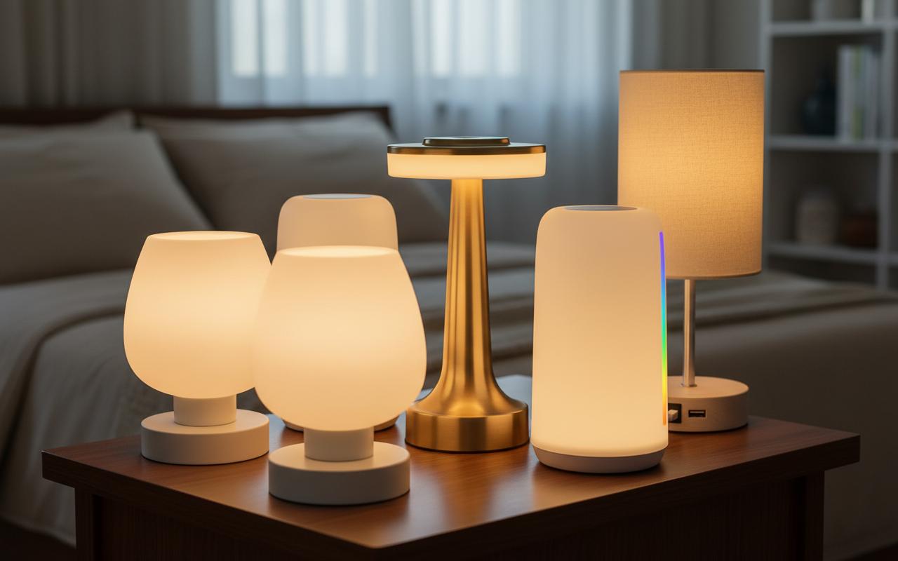 Best LED Touch Bedside Lamp - Adjustable Warm Lighting, Easy Touch Controls, Sleek Modern Design