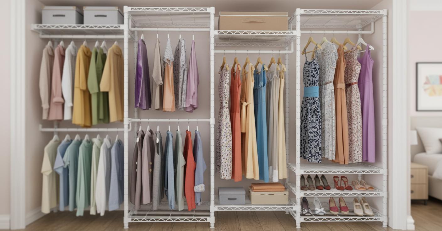 Best Modular Closet Organizer System - Space-Saving, Customizable, and Durable