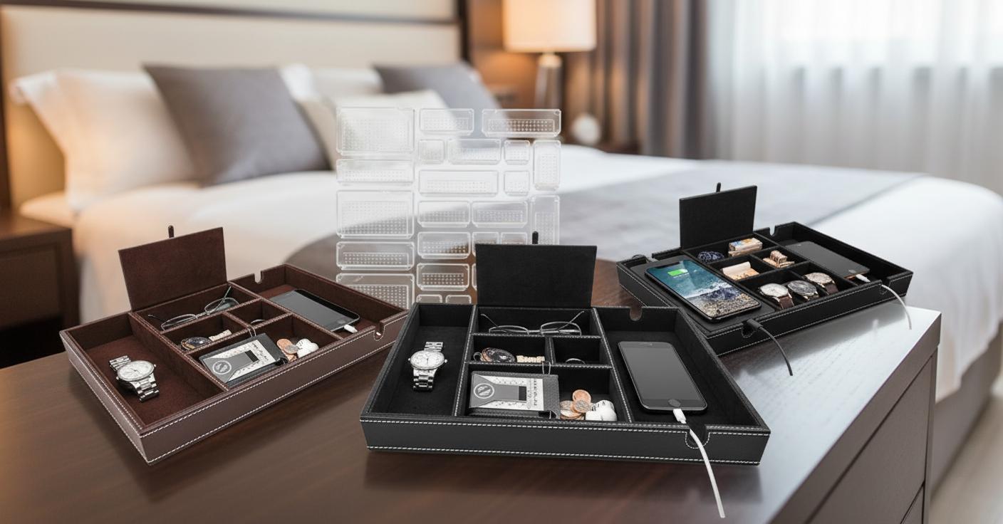 Best Modular Nightstand Organizer - Stylish Design, Wireless Charging, and Essential Storage
