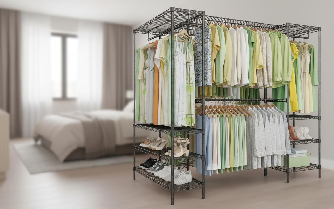 Best Modular Wardrobe System - Maximizing Vertical Closet Space, Adjustable Shelving, Customizable Storage