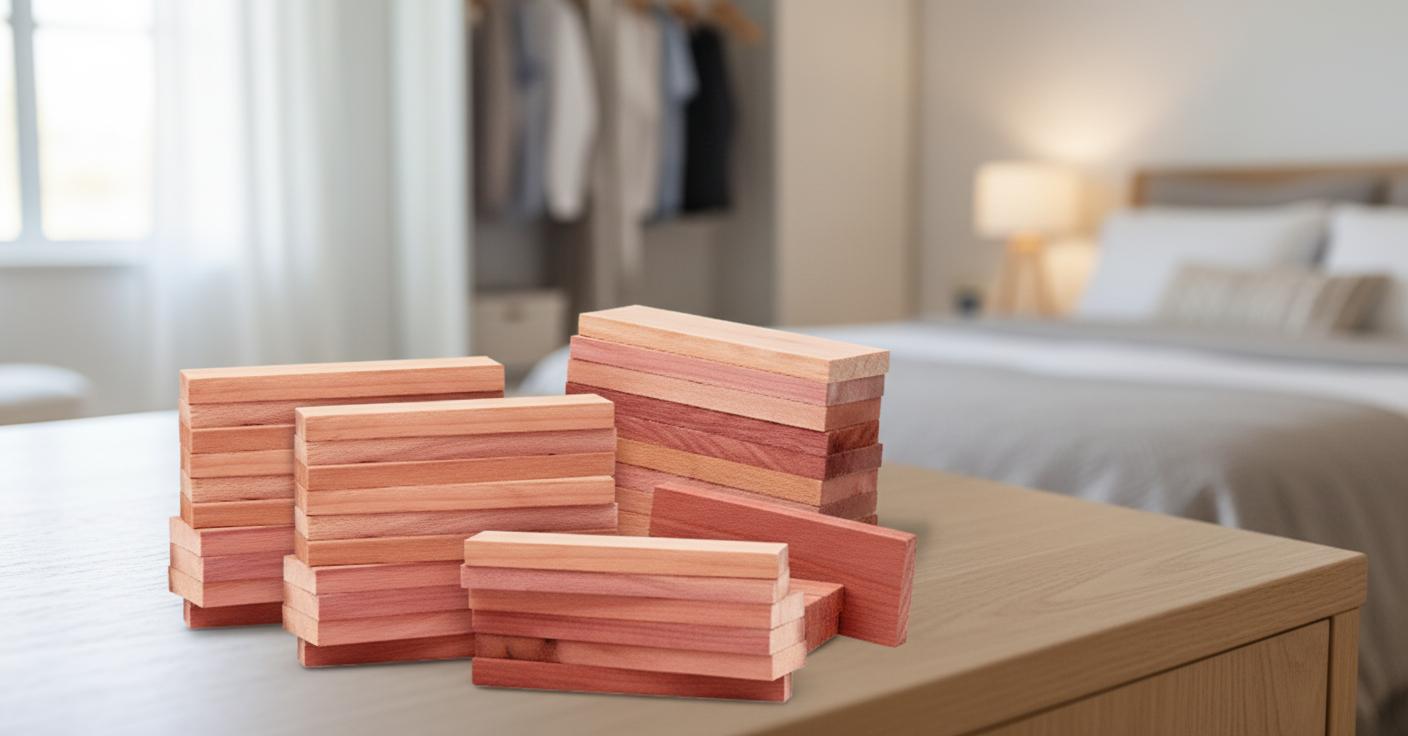 Best Moth-Repellent Cedar Blocks - Natural Freshness, Effective Pest Protection and Long-Lasting Aroma