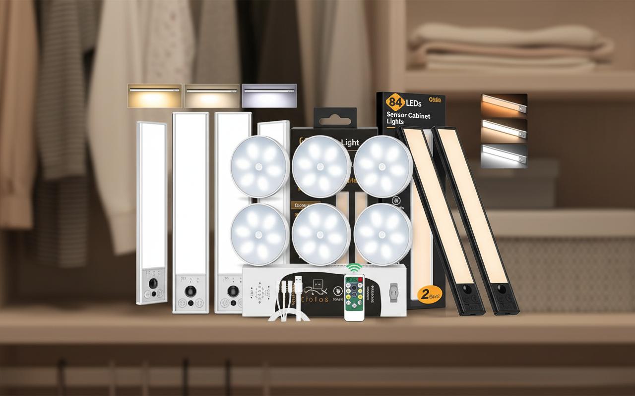 Best Motion-Sensor Closet Lights - Hands-Free Lighting, Energy Efficient, Easy Installation