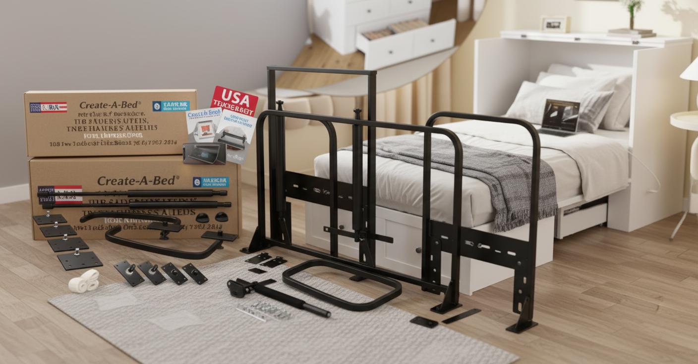 Best Multipurpose Murphy Bed - Space-Saving Design, Heavy-Duty Folding Hardware, Easy-to-Use Mechanism
