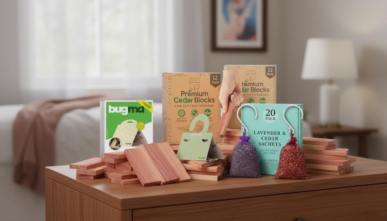 Best Organic Cedar Moth Repellent Sachets - Natural, Effective, and Long-Lasting Closet Freshness