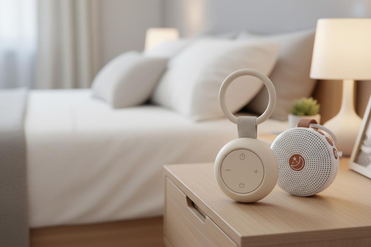 Best Portable White Noise Machine - Compact Design, Soothing Sleep Sounds, Easy Travel Use