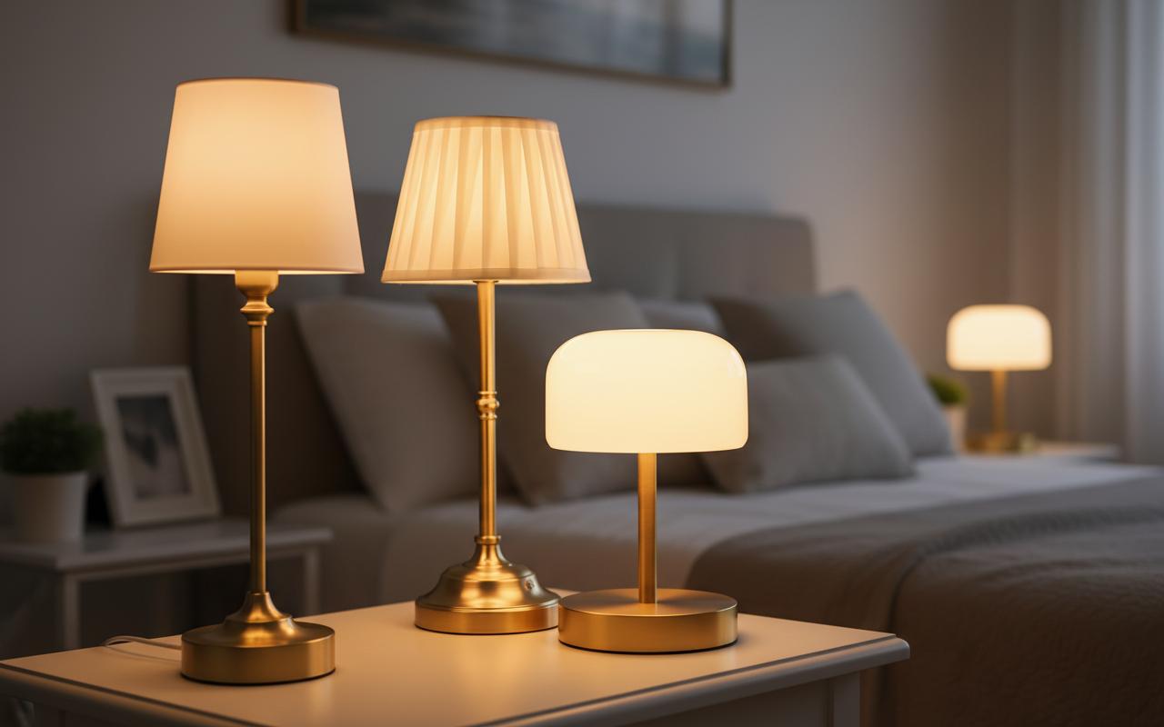 Best Rechargeable Cordless Bedside Lamp - Ambient Lighting, Stepless Dimming, Cordless Convenience