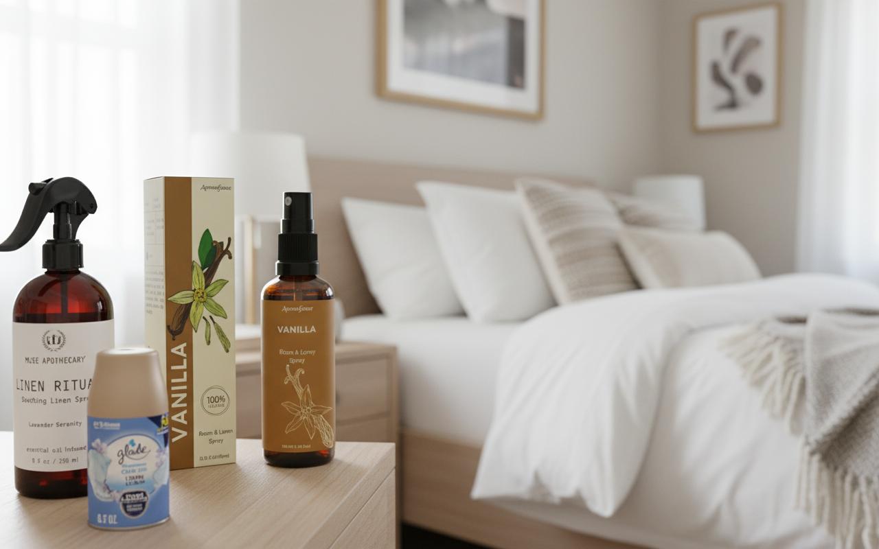 Best Scented Linen Spray Kit - Calming Aromas, Refreshing Ingredients and Easy-to-Use Design