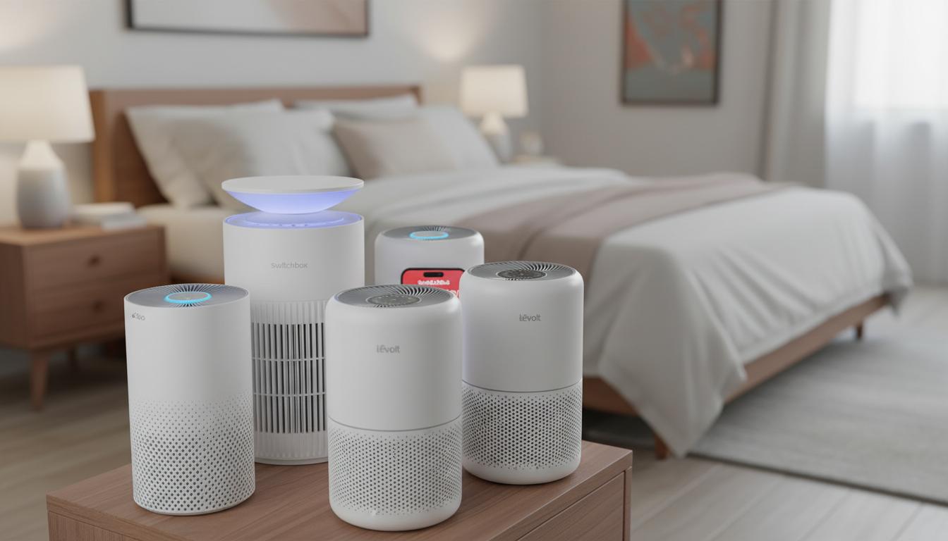 Best Silent Air Purifier - Powerful Large Room Coverage, Pet-Allergen Removal, Ultra-Quiet Operation