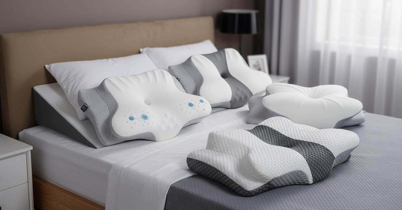 Best Sleep-Tracking Pillow - Alleviating Sleep Apnea, Reducing Acid Reflux, and Memory Foam Comfort