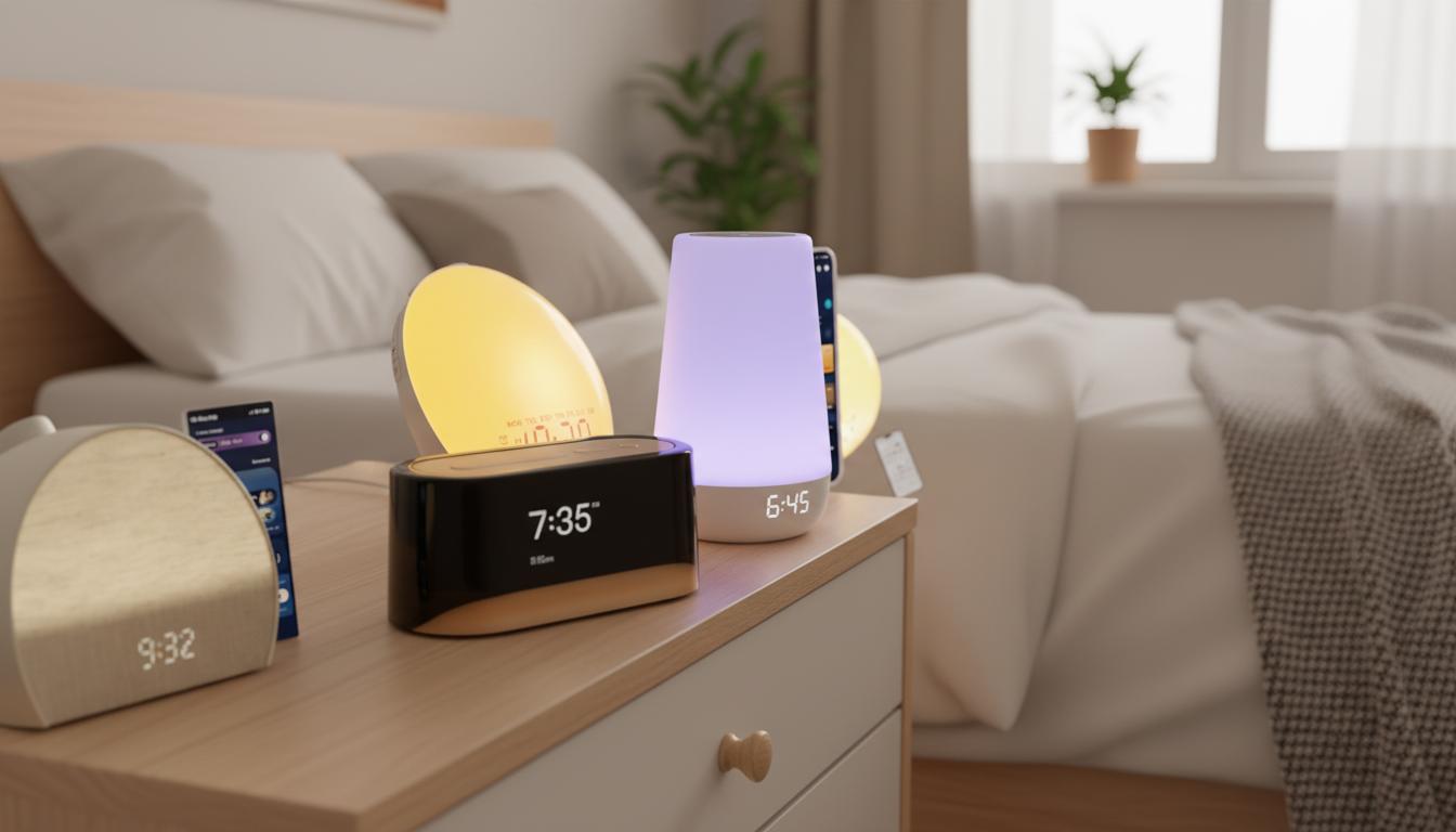 Best Smart Alarm Clock with Sunrise Simulation - Gentle Wake-Up, Calming Sounds, and Smooth Light Transition