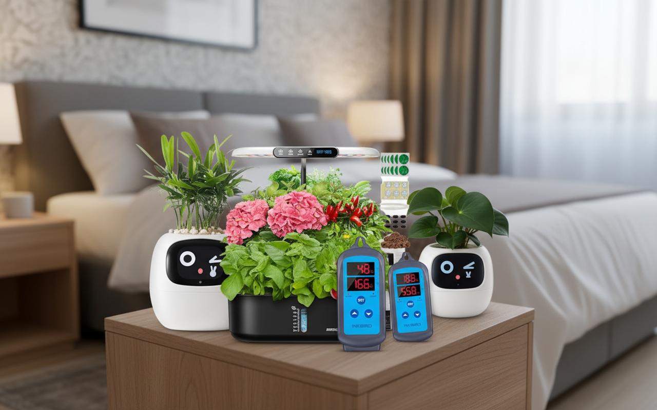 Best Smart Humidity Control Planter - Interactive Care, Real-Time Monitoring and Personalized Plant Guidance