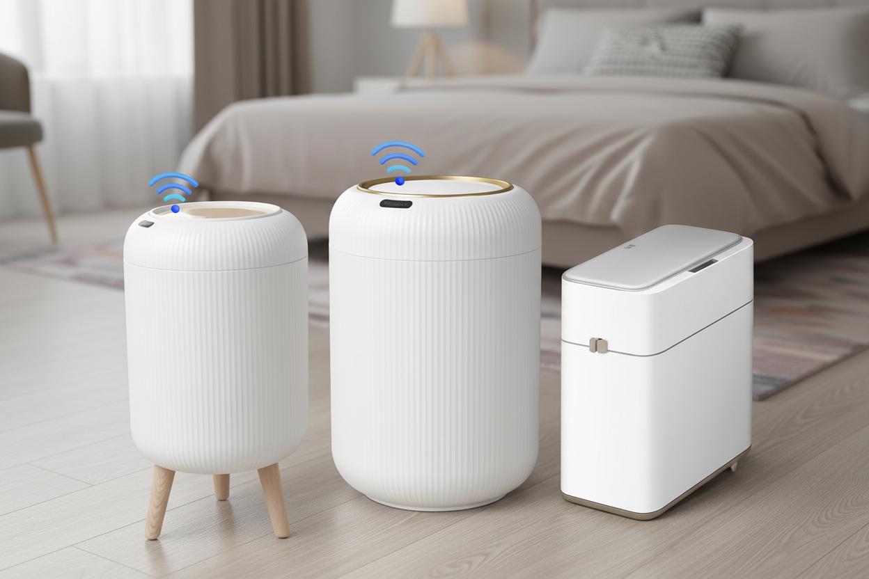 Best Touchless Trash Bins for Bedrooms - Hands-Free Operation, Compact Design, and Odor Control